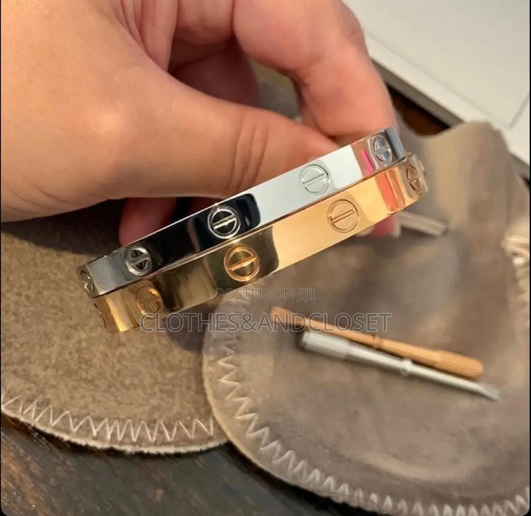 Trendy Gold Cartier Juste Un Clou Inspired Bangle Set