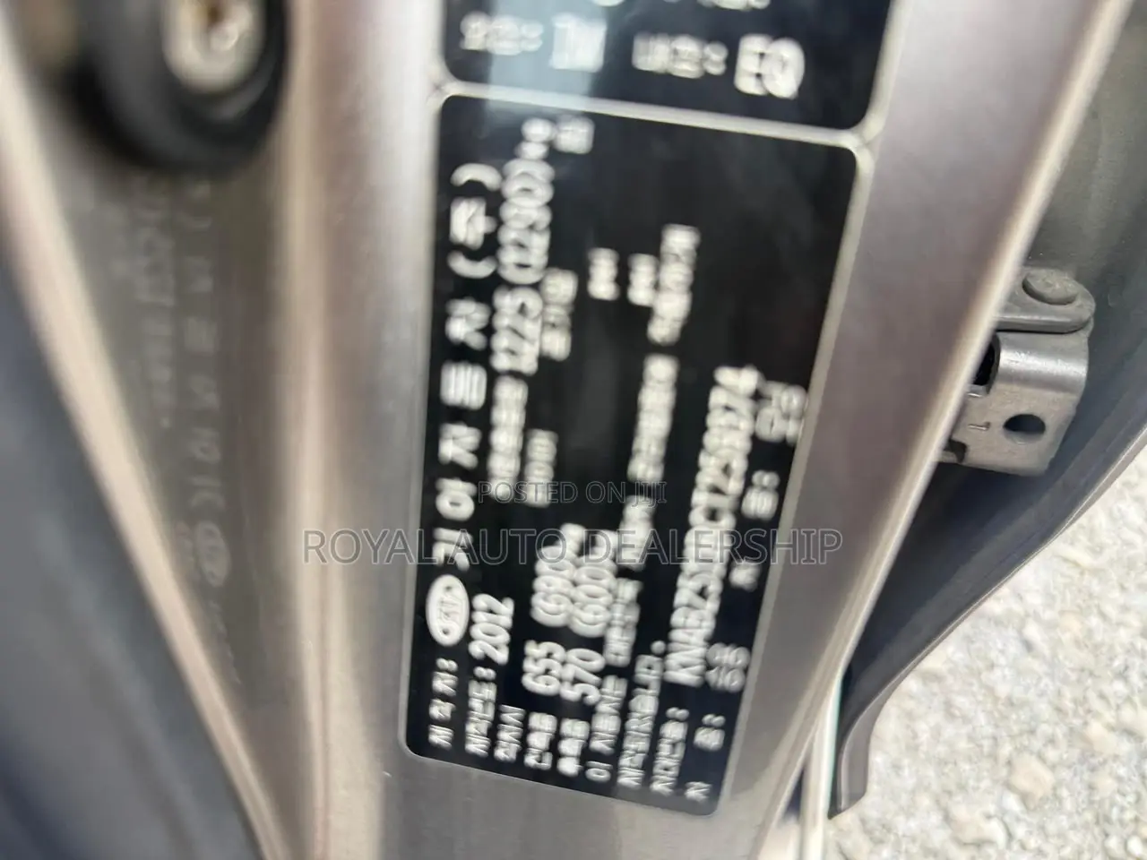 Kia Morning 2012 Black