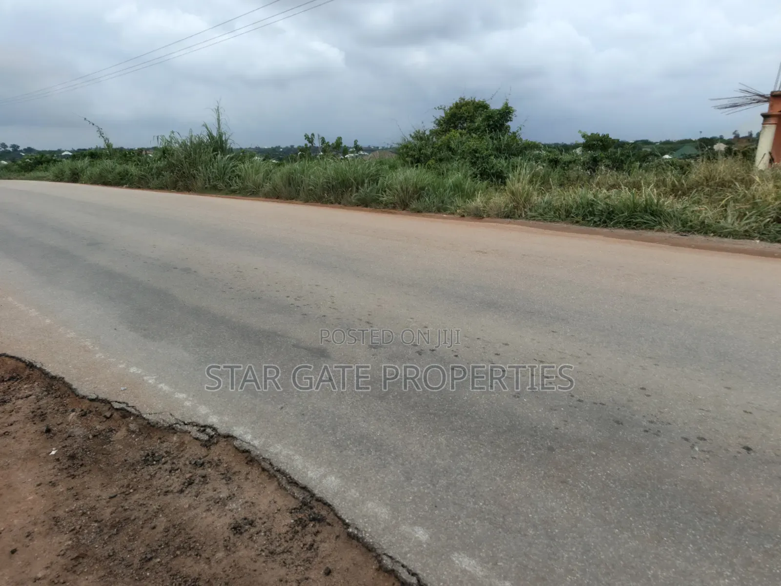2 Plots Road Side for Sale at Adwumakaase Kesse