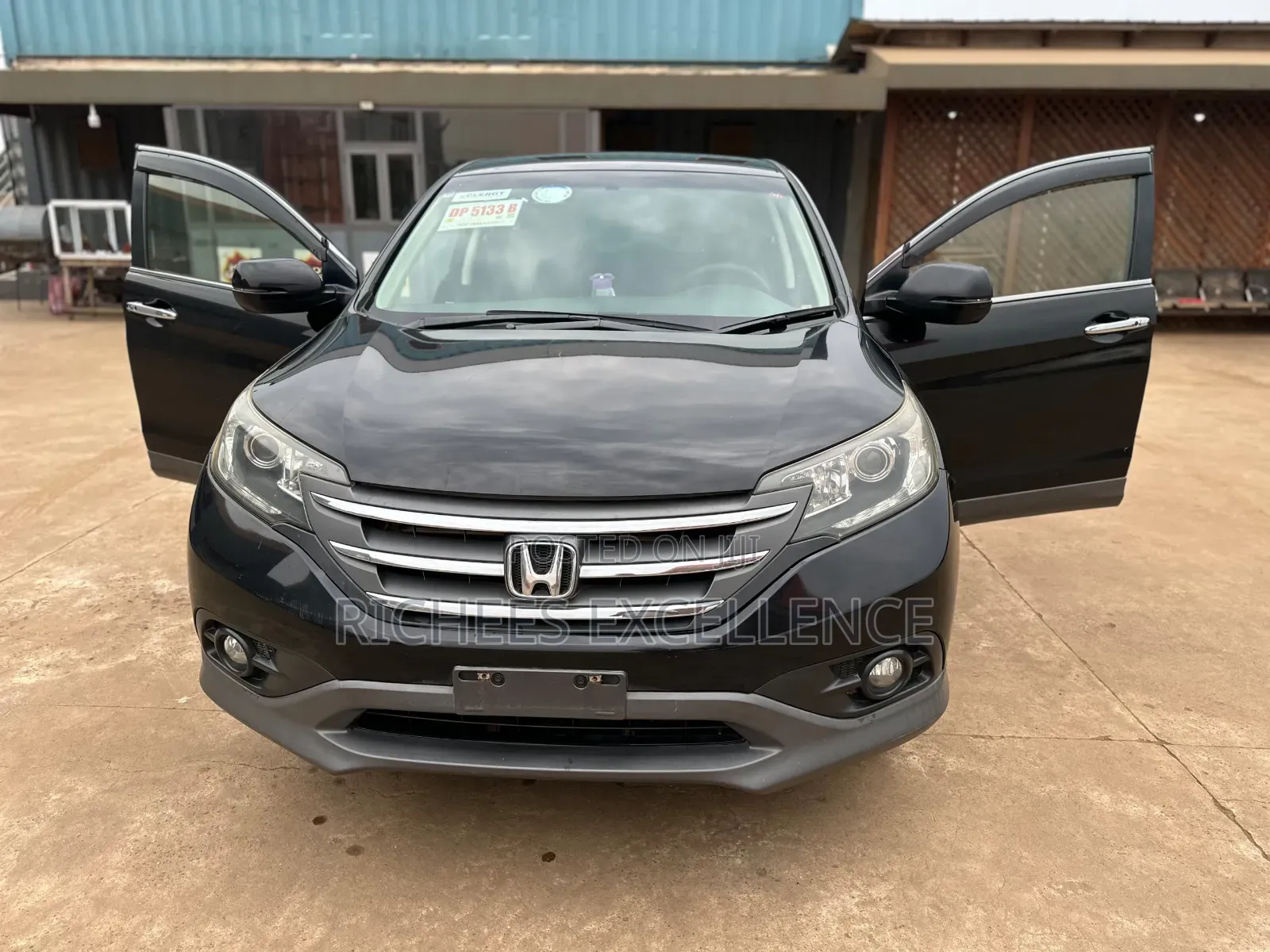 Honda CR-V EX-L 4dr SUV w/Rear Entertainment (2.4L 4cyl 5A) 2014 Black