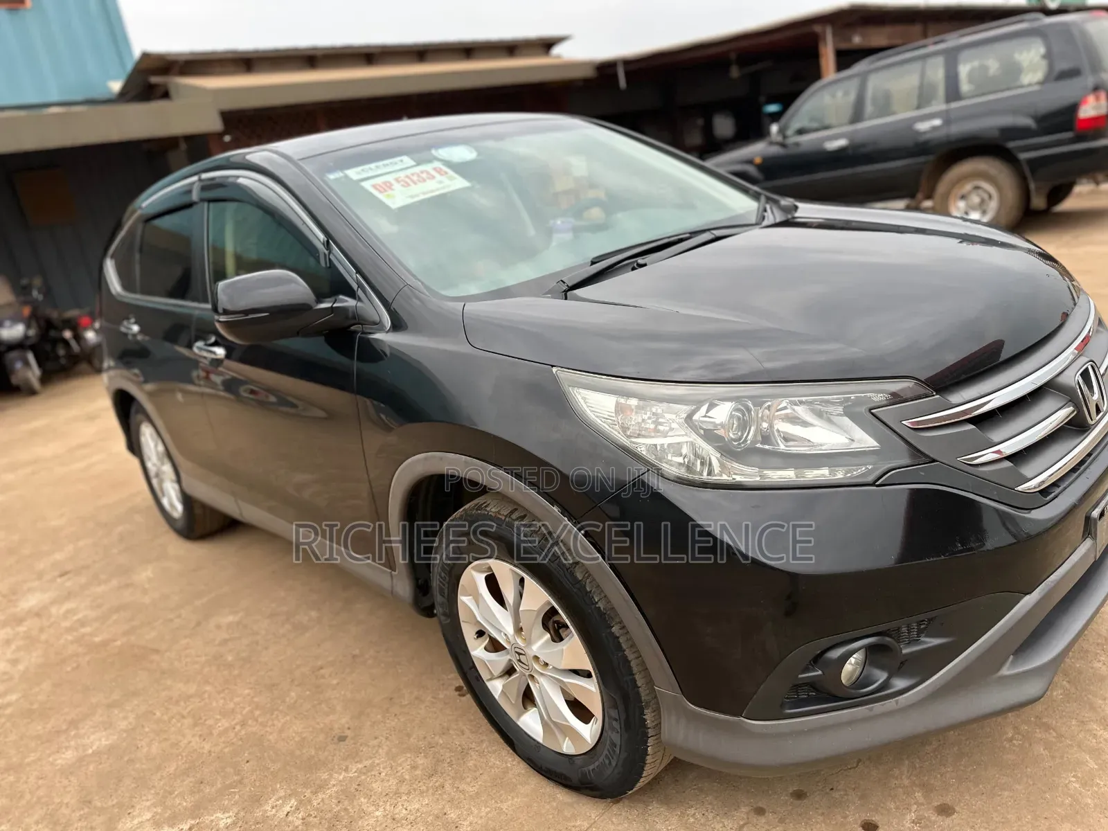 Honda CR-V EX-L 4dr SUV w/Rear Entertainment (2.4L 4cyl 5A) 2014 Black