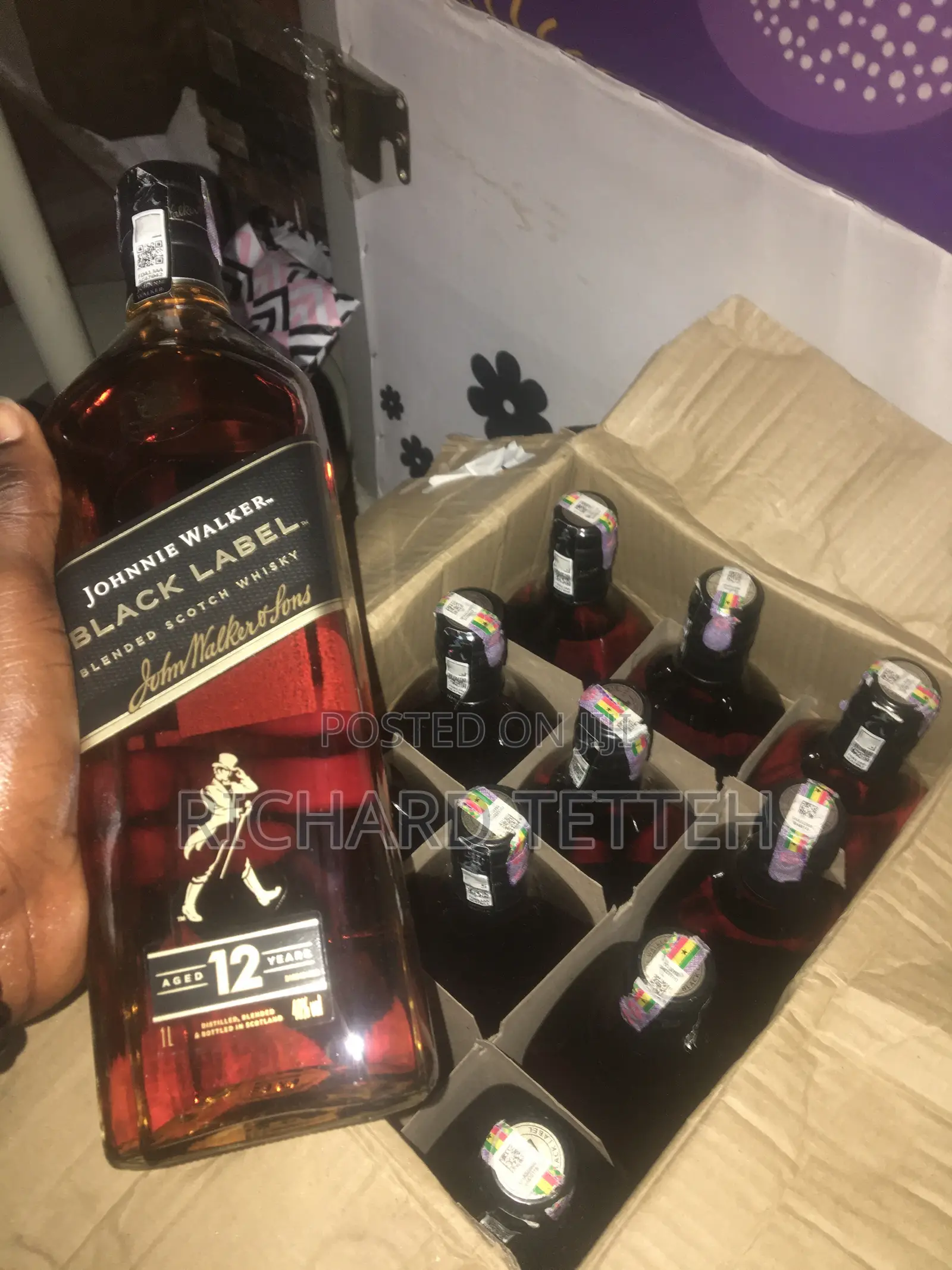 Black Label 1L One Bottle for 520
