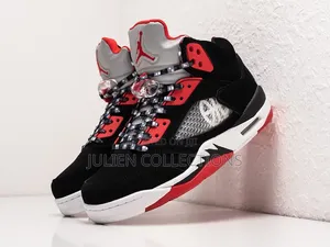 Air Jordan Retro 5 Black Red