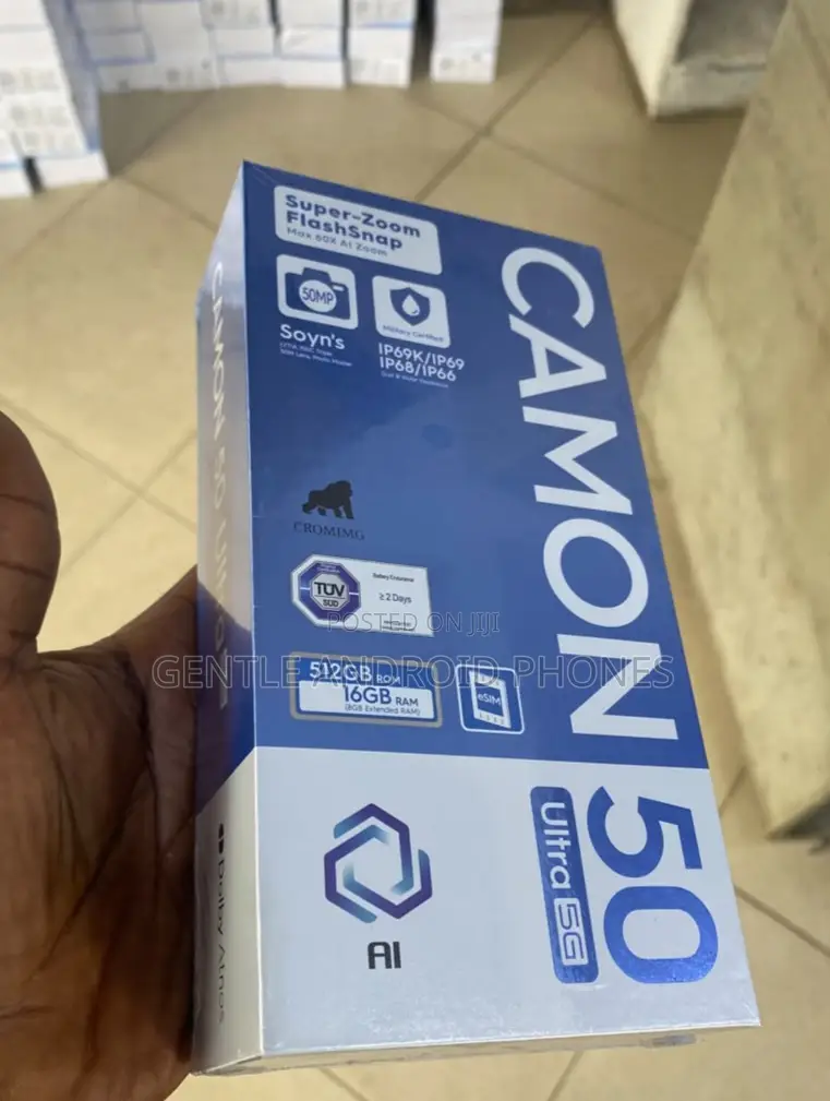 New Tecno Camon 50 Ultra 512 GB Black
