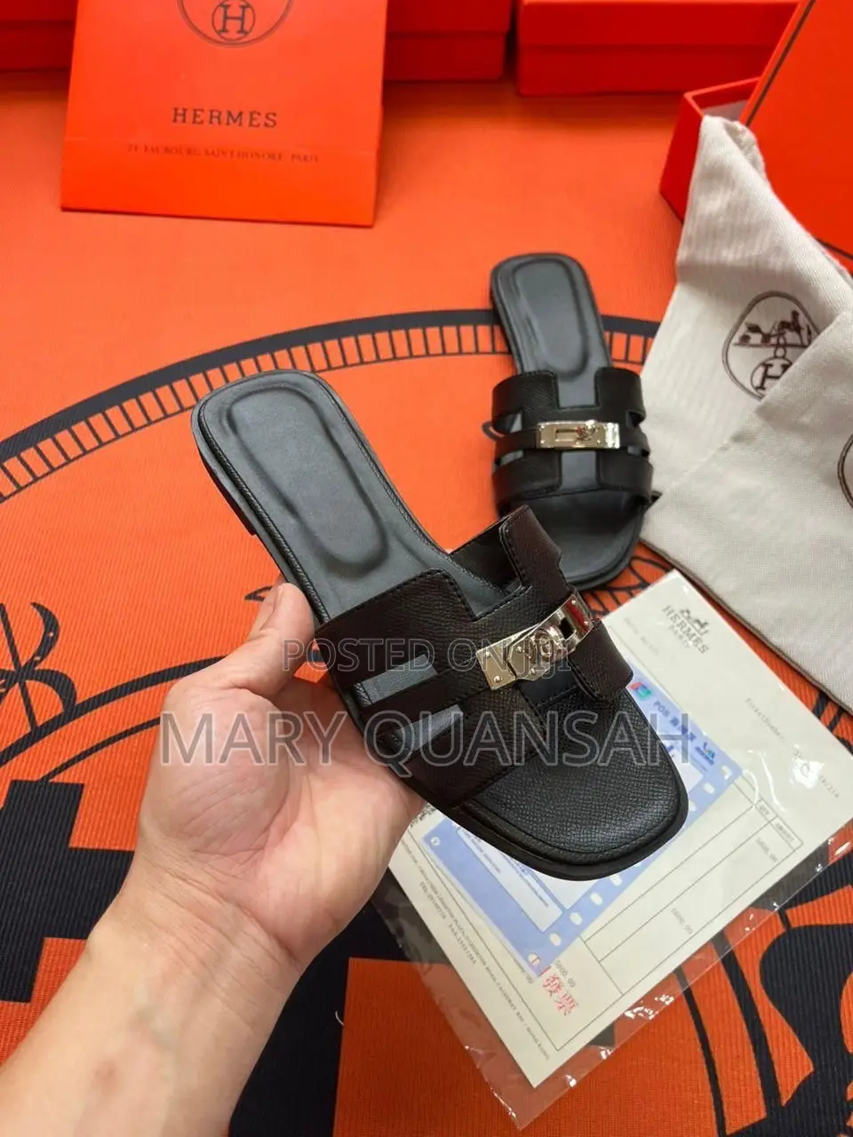 Hermes Slippers