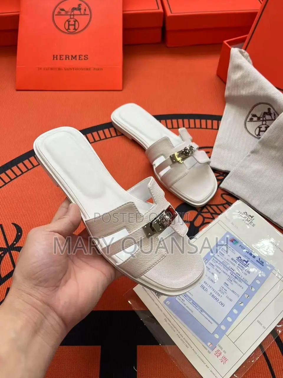 Hermes Slippers