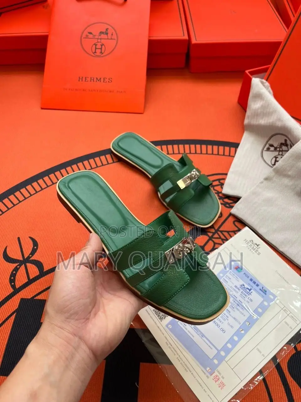 Hermes Slippers
