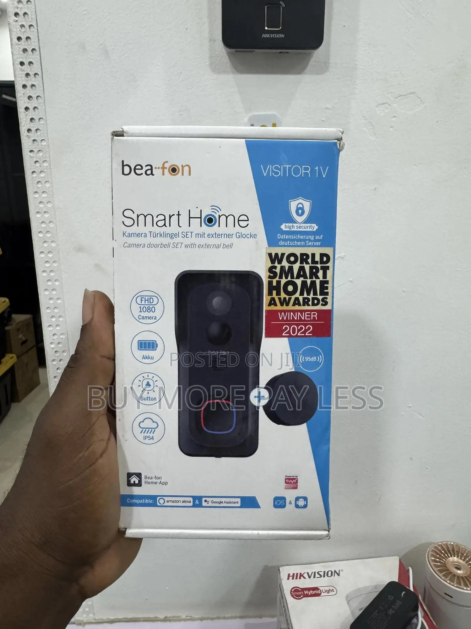 Smart Doorbell Wireless Video Camera W External Bell.Befon Visitors V1