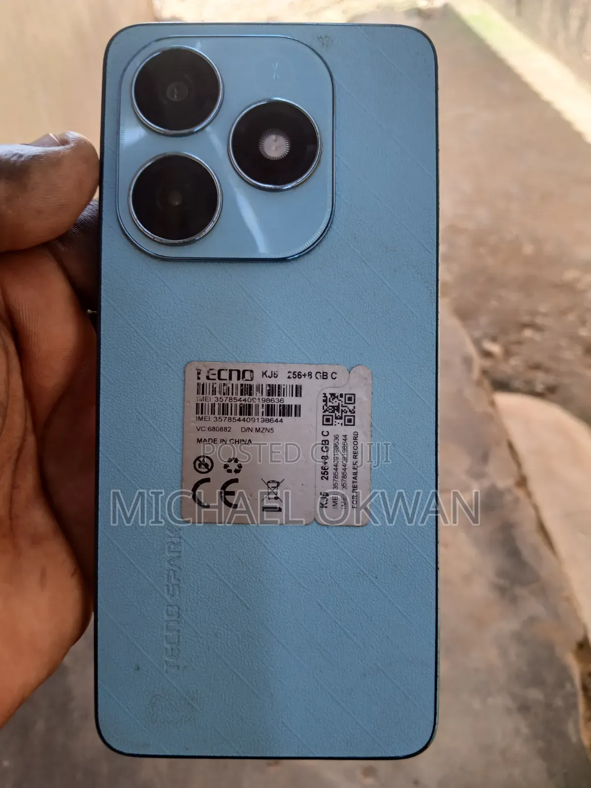 Tecno Spark 20 128 GB Blue