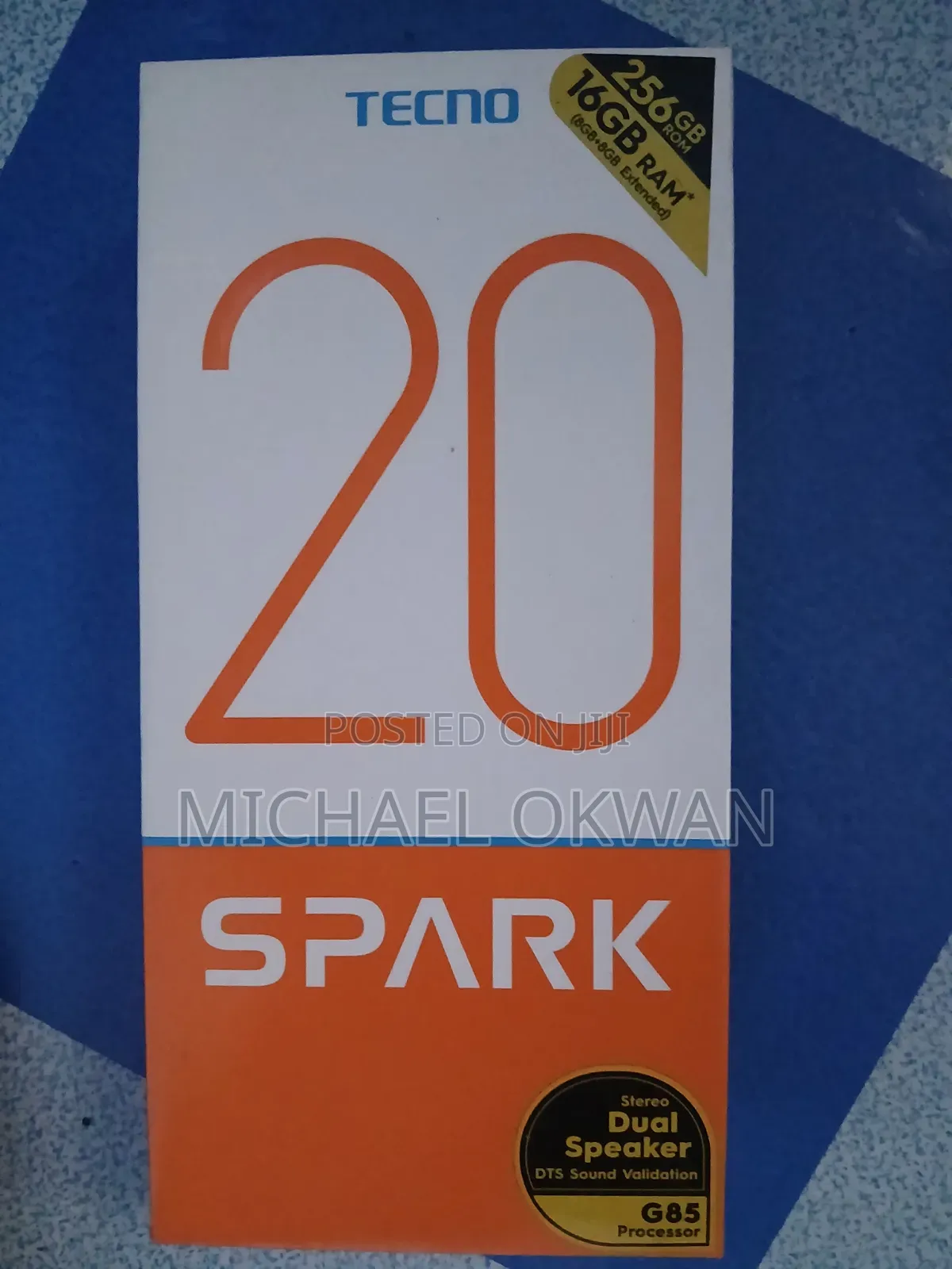 Tecno Spark 20 128 GB Blue