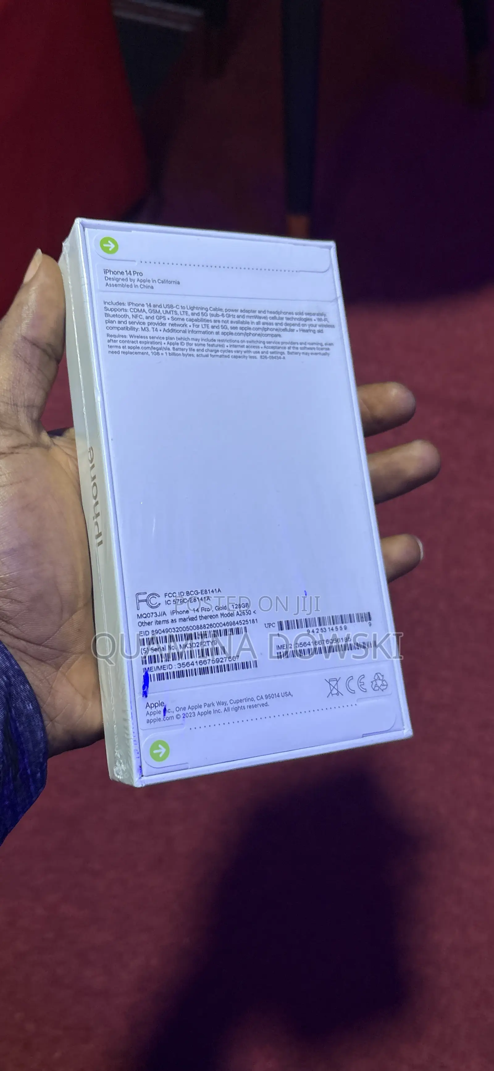New Apple iPhone 14 Pro 128 GB Gold