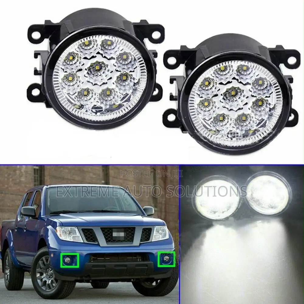 Nissan Frontier 2005-19 LED Front Bumper Fog Lights Lamp W/ Clear Lens