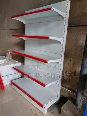 Single-Sided Supermarket Shelves – Adjustable Retail Display Rack