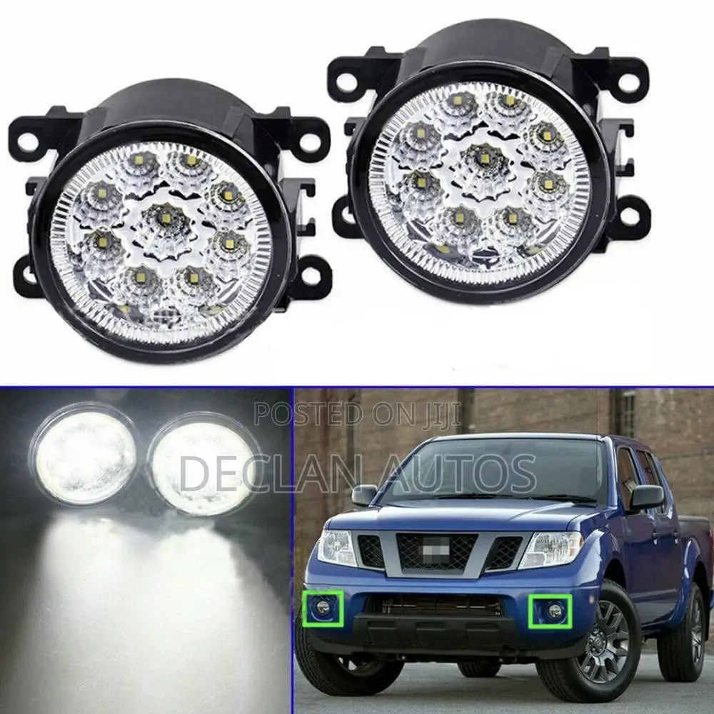Nissan Frontier 2005-19 LED Front Bumper Fog Lights Lamp W/ Clear Lens