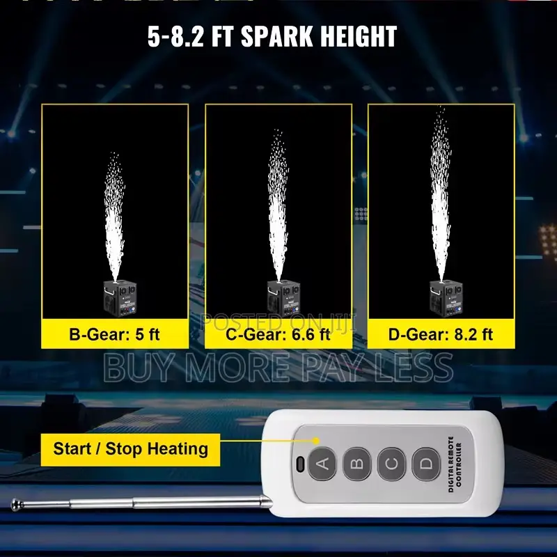 10000w Electric Cold Spark Sprayer Machine