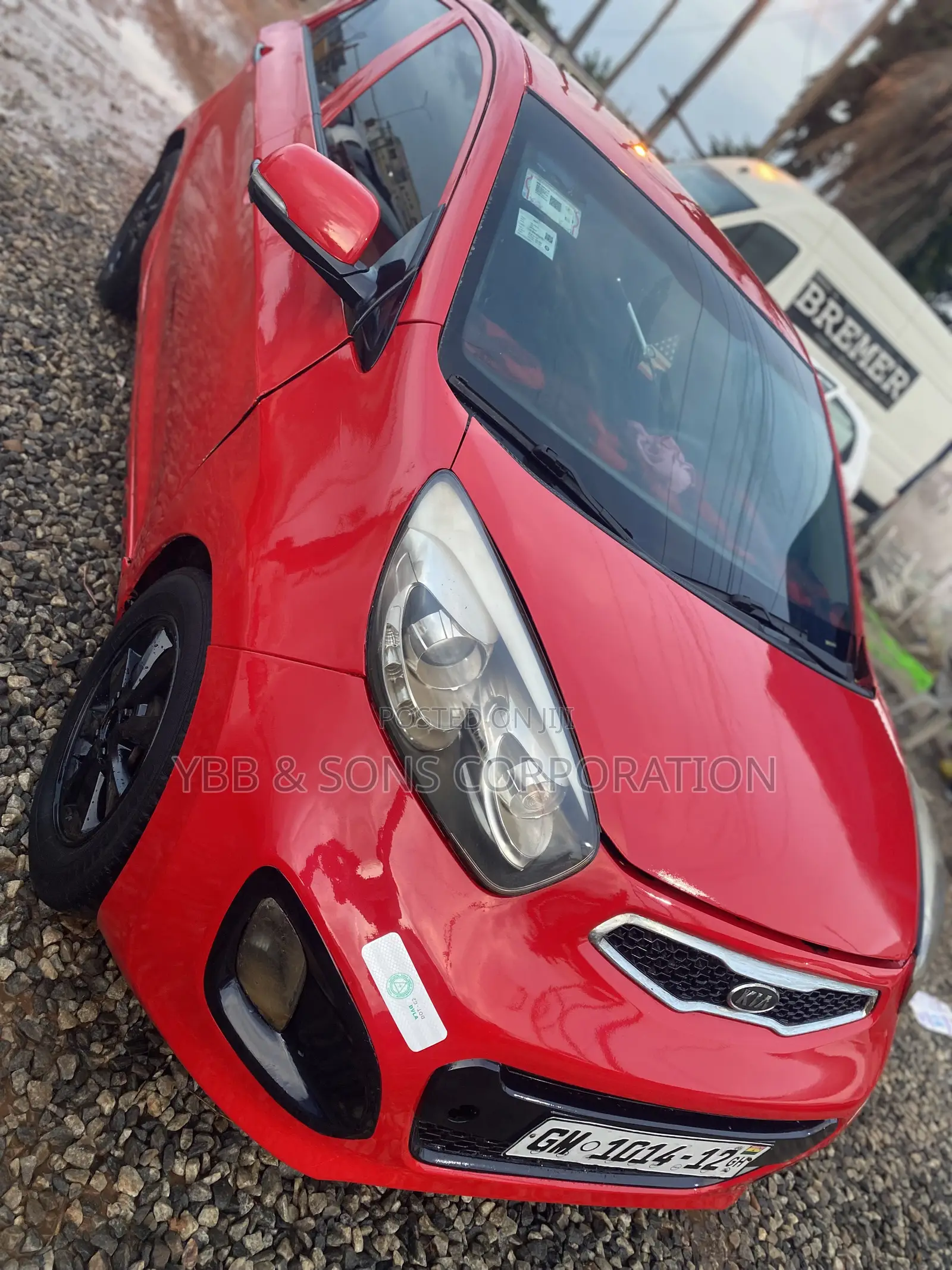 Kia Morning 2012 Red