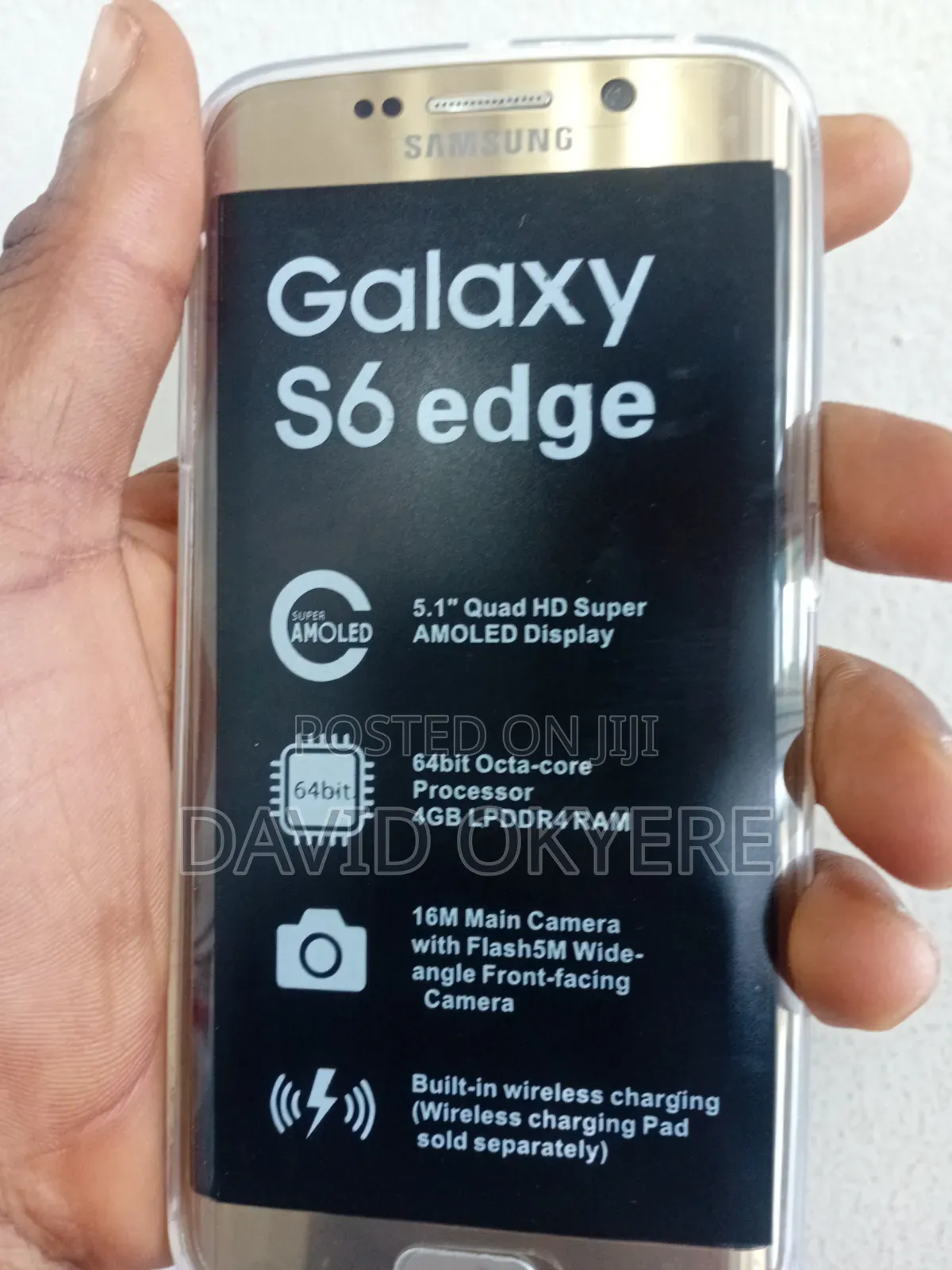 New Samsung Galaxy S6 edge 64 GB Rose Gold