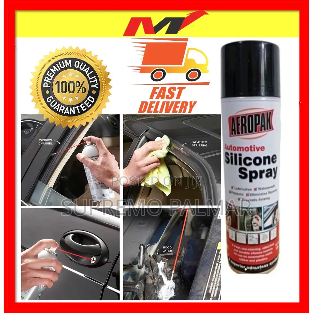 Silicone Spray Lubricant – Metal, Rubber, Plastic, Wood Automotive