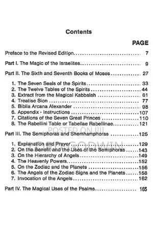 6th and 7th Books of Moses