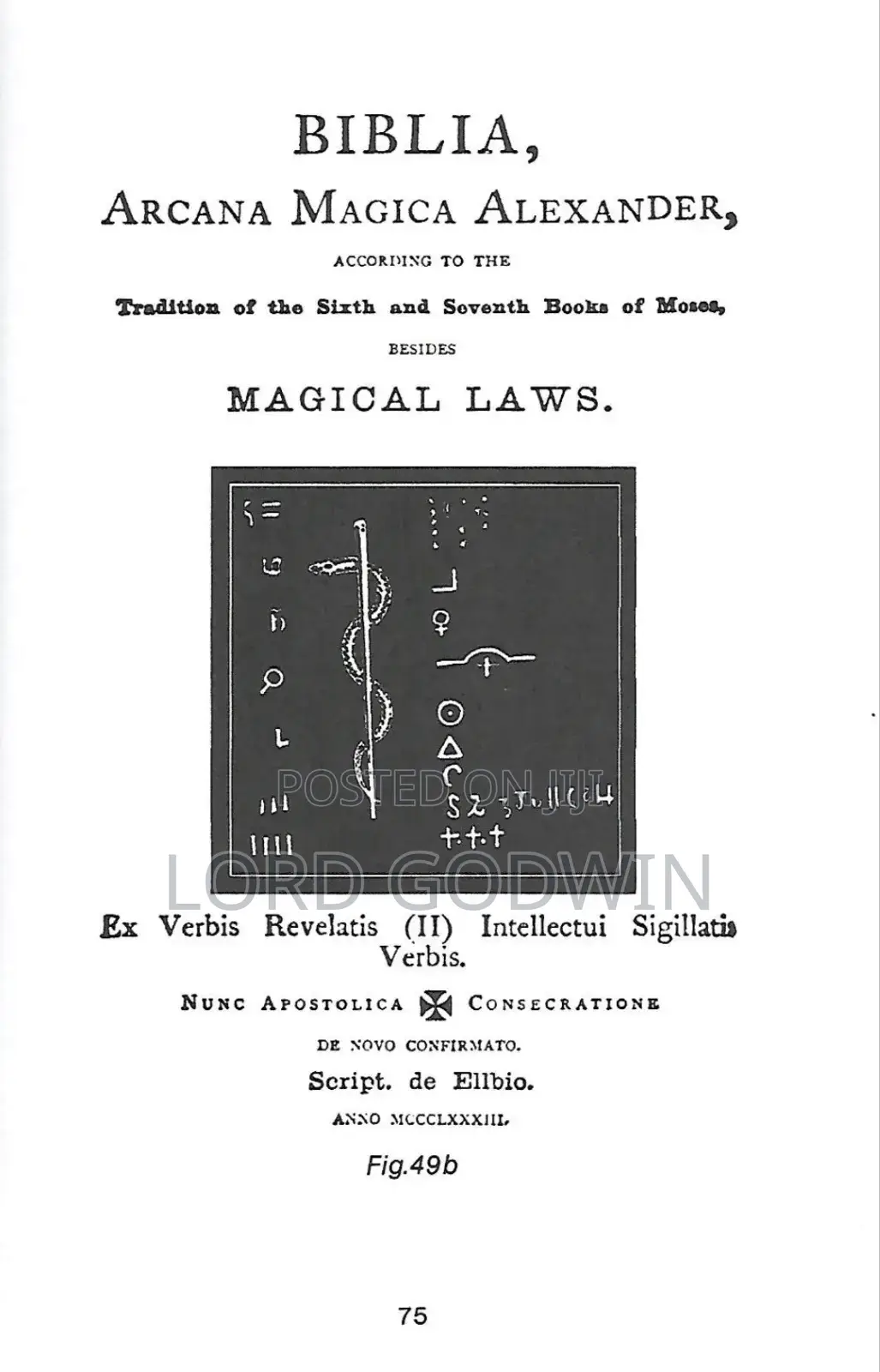6th and 7th Books of Moses