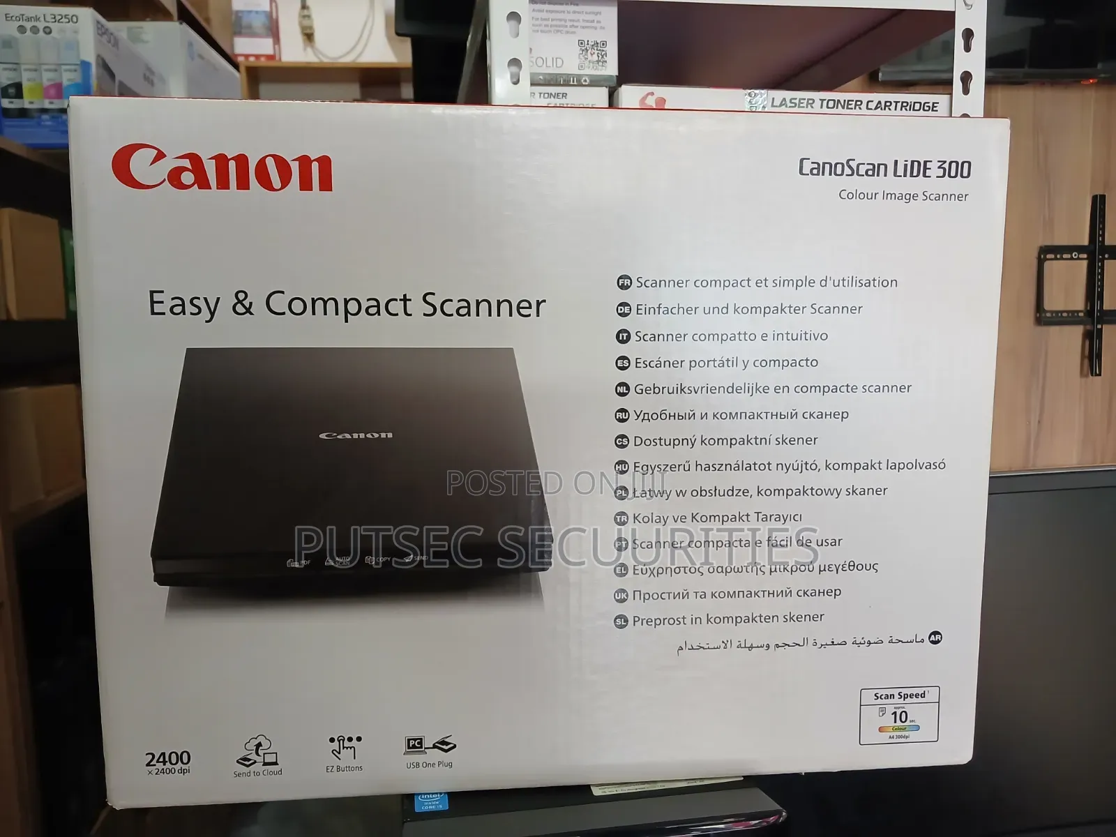 Canonscan Flatbed Scanner Lide300