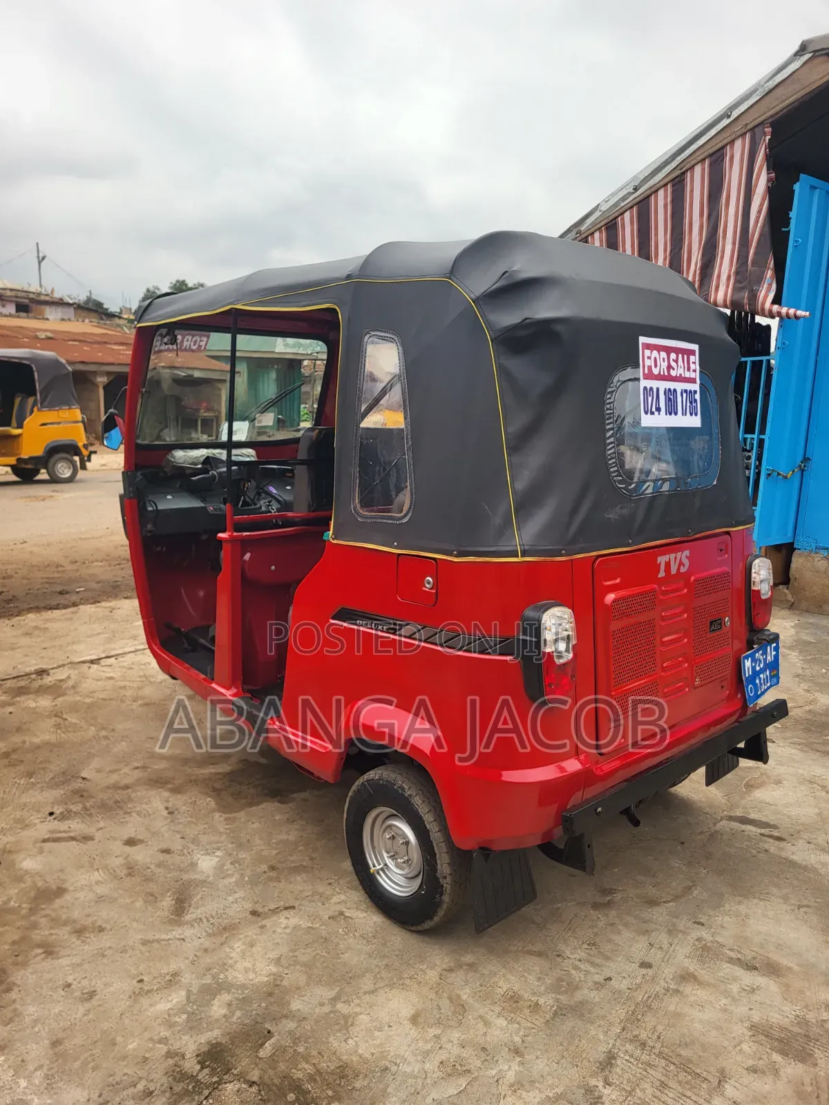 TVS King Deluxe Plus iTouch Start 2025 Red
