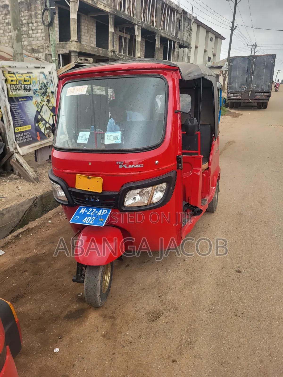 TVS King Deluxe Plus iTouch Start 2024 Red