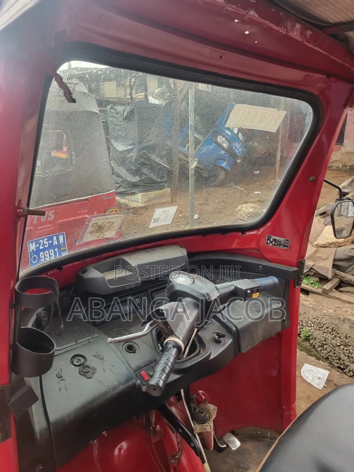TVS King Deluxe Plus iTouch Start 2024 Red