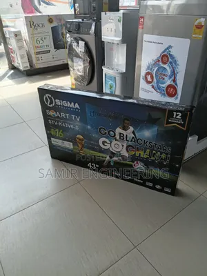 Sigma 43" Frameless Smart TV: Pure Entertainment, Zero Borders
