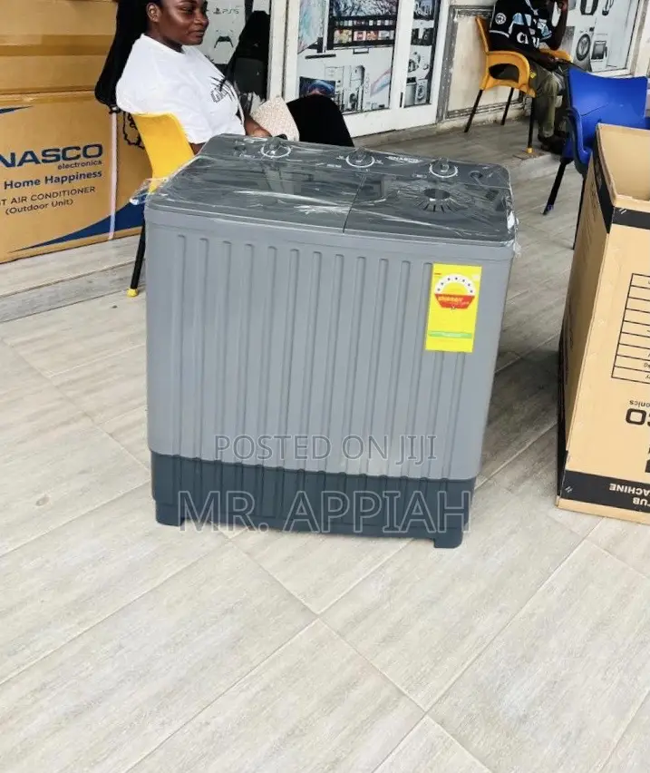 Choose Nasco 8kg Semi-Automatic Top Load Washing Machine 
