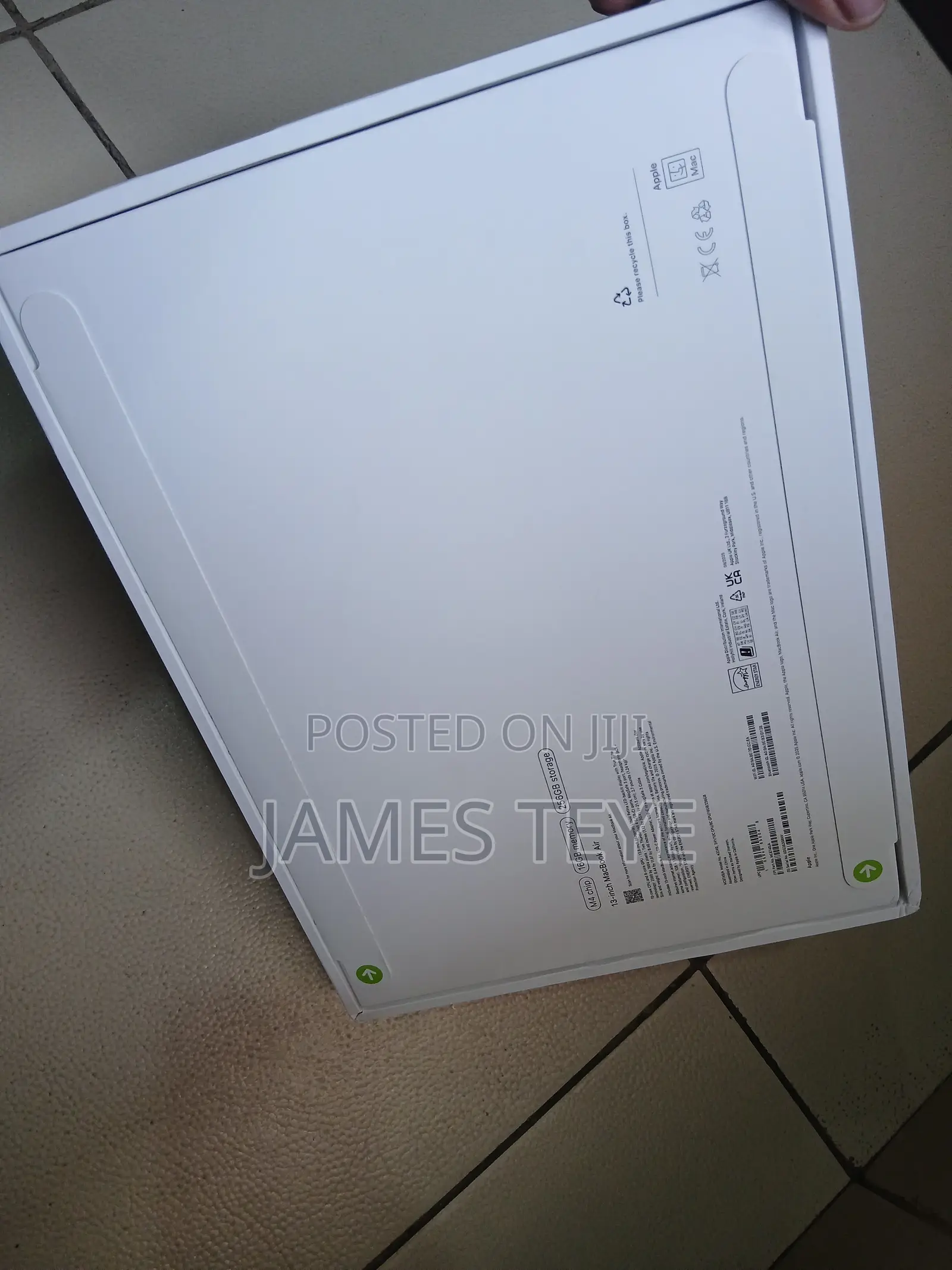 New Laptop Apple MacBook Air 16GB Apple M4 SSD 256GB
