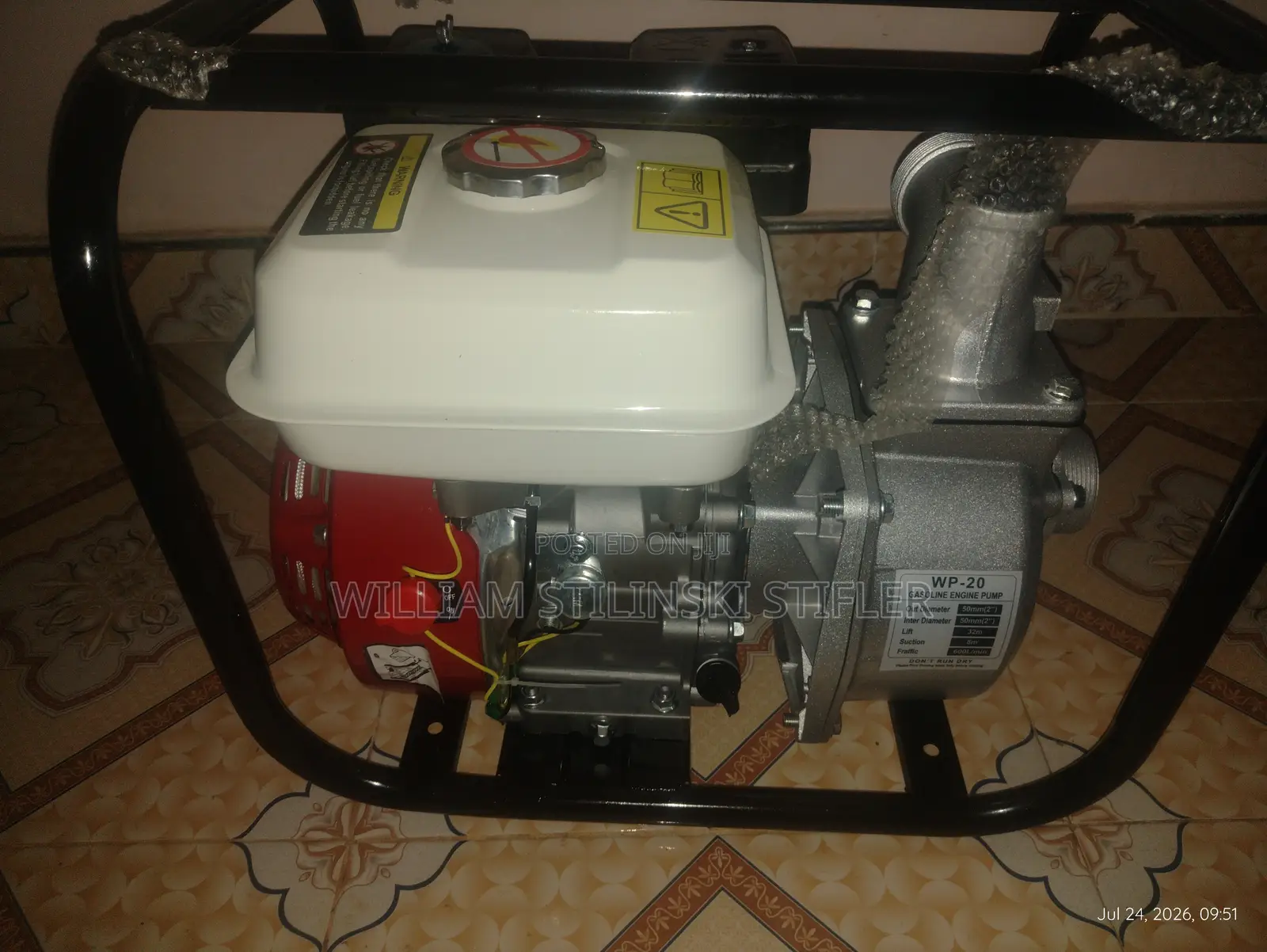 WP20 2-Inch Gasoline Water Pump