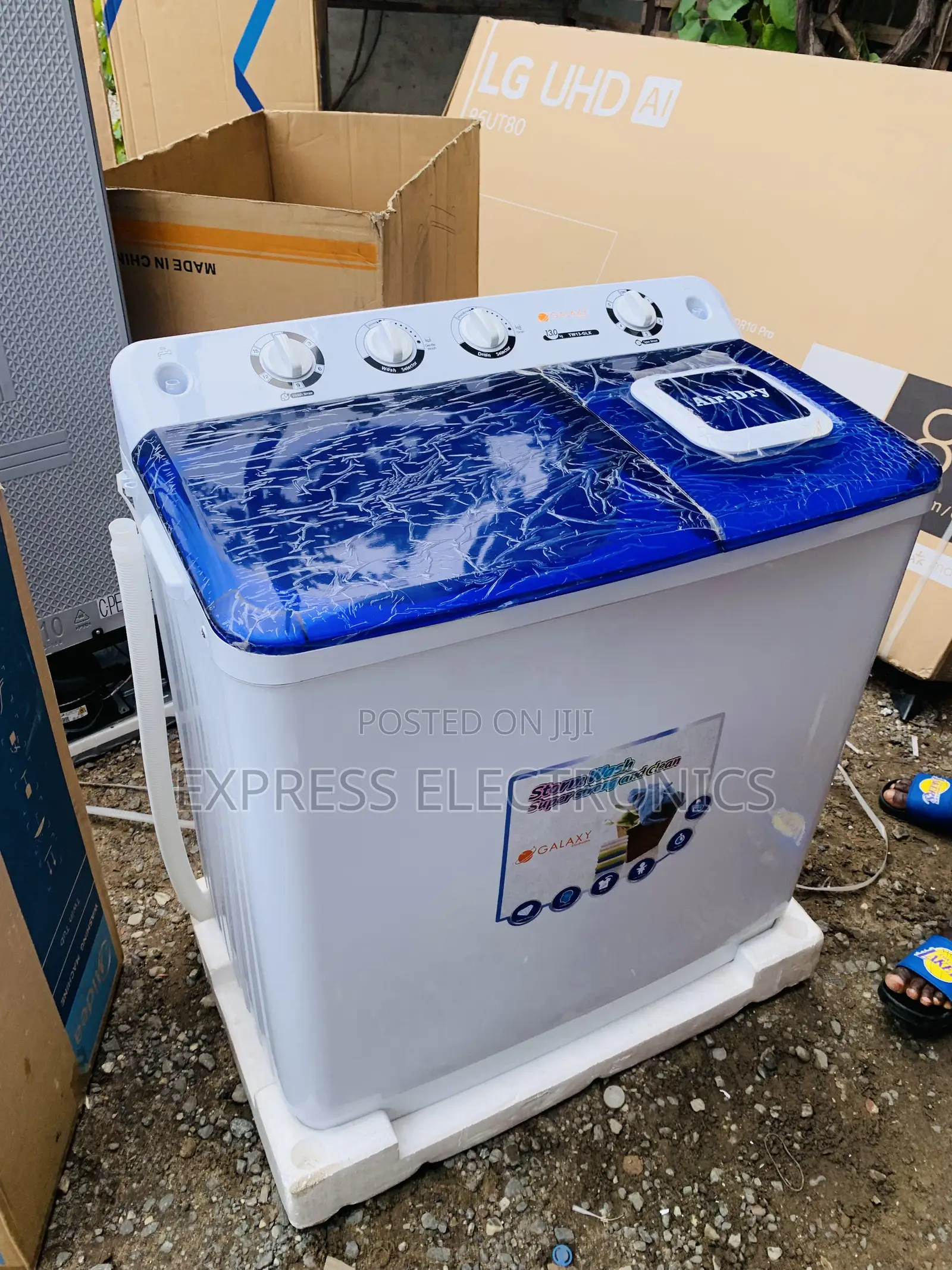 Lo Be My New White WM Topload Twintub Galaxy 13kg