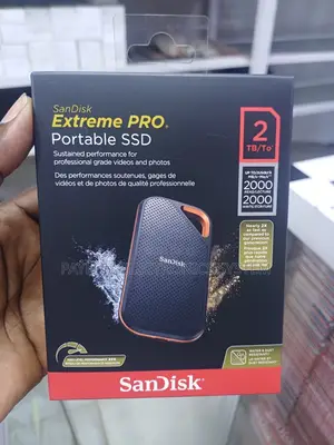 SANDISK 2TB Extreme PRO - Up to 2000mb/S - USB-C, USB 3.2 External SSD