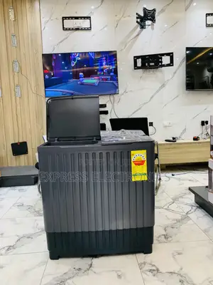 High Quality Nasco 8kg Topload Twintub Black Semi Automatic
