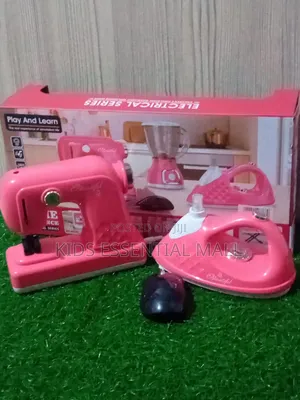 Kids Sewing Machine and Iron