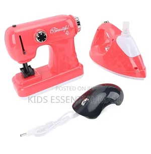 Kids Sewing Machine and Iron