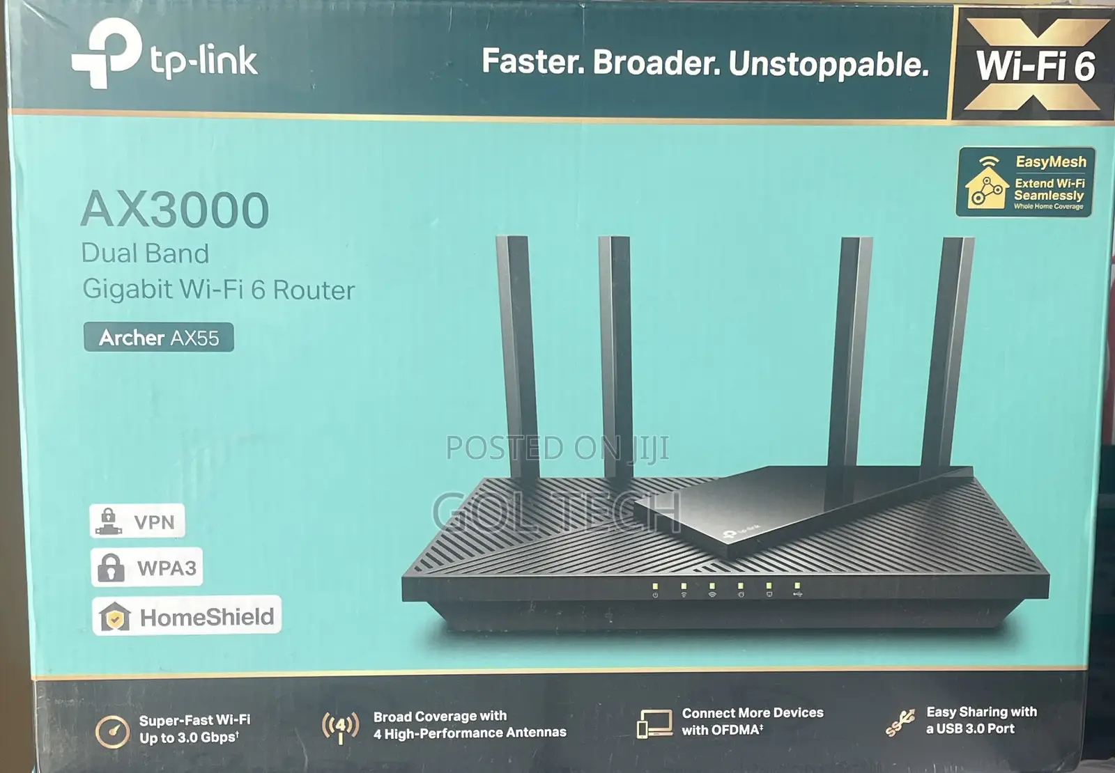 Tp—Link AX3000 Dual Band Gigabit WiFi 6 Router