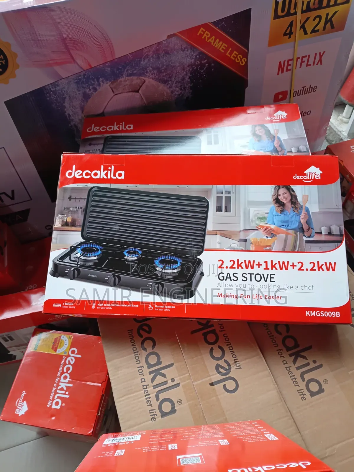 The Smart Kitchen Upgrade: Decakila KMGS009B Three-Burner Stove