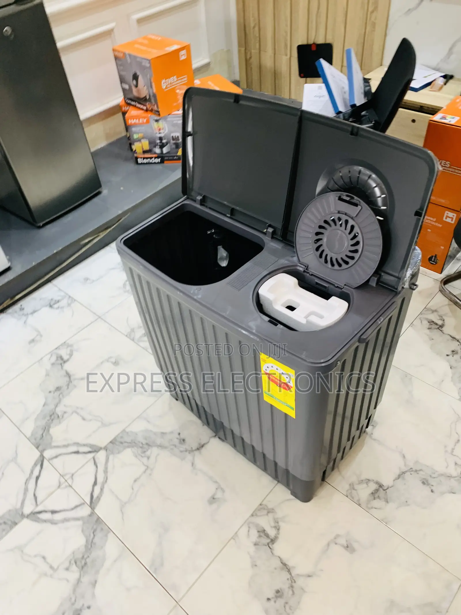 Available at Store Washing Machine 8kg Topload Twintub Nasco