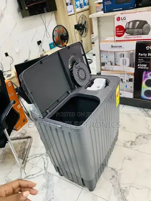 Wash and Spin Dry WM Topload Twintub 8kg Nasco Black