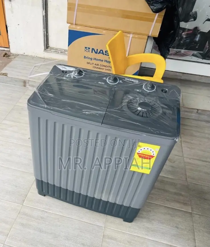 Get Affordable Nasco 8kg Spin Dry Washing Machine(Gray) 