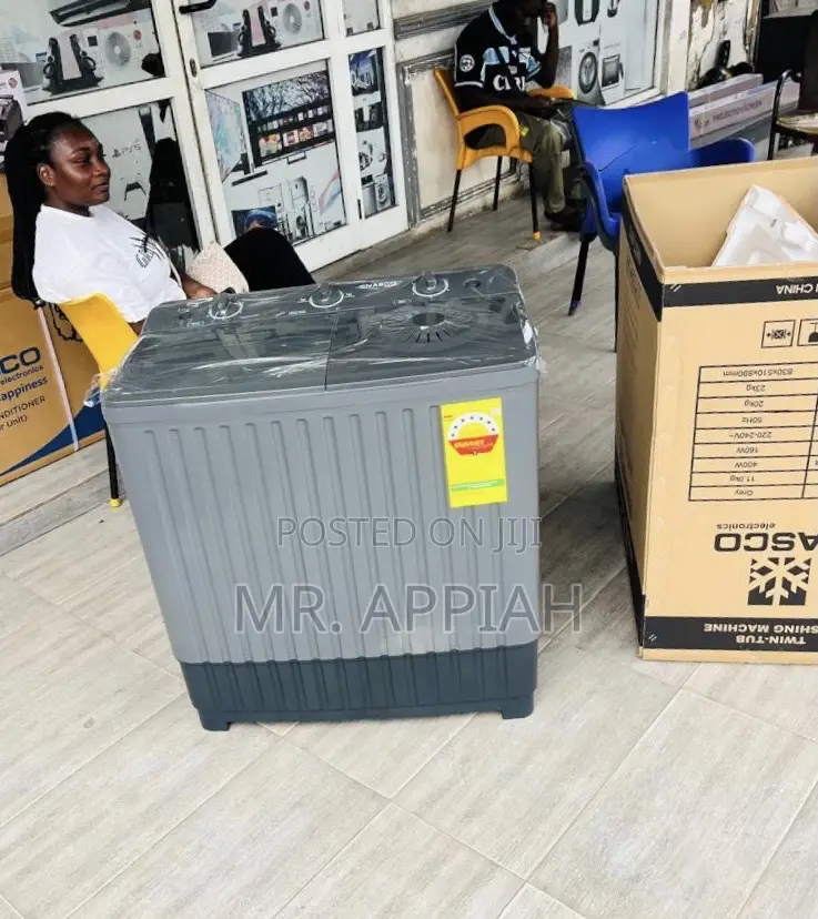 Get Affordable Nasco 8kg Spin Dry Washing Machine(Gray) 