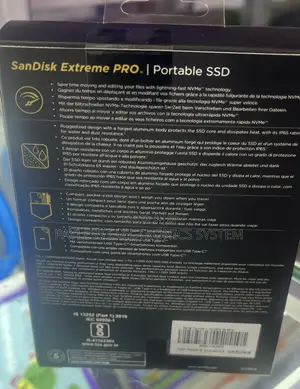 Sandisk 1tb Extreme Pro 2000mb/S - USB-C, USB 3.2 External SSD