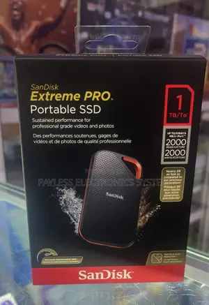 Sandisk 1tb Extreme Pro 2000mb/S - USB-C, USB 3.2 External SSD