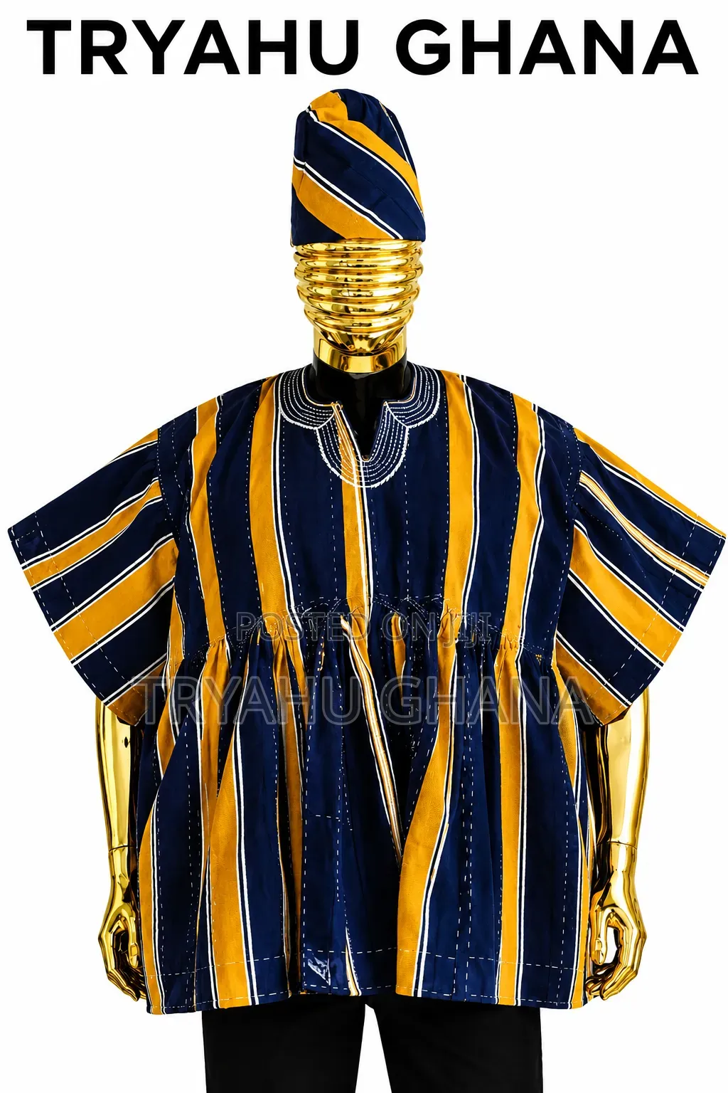 Men's Premium Hand-Sewn Fugu Smock for Sale at Tryahu