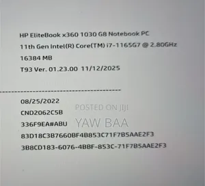 Laptop HP EliteBook x360 1030 G8 16GB Intel Core i7 SSD 256GB