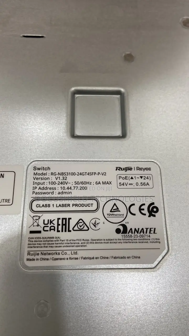 Ruijie Managed Switch