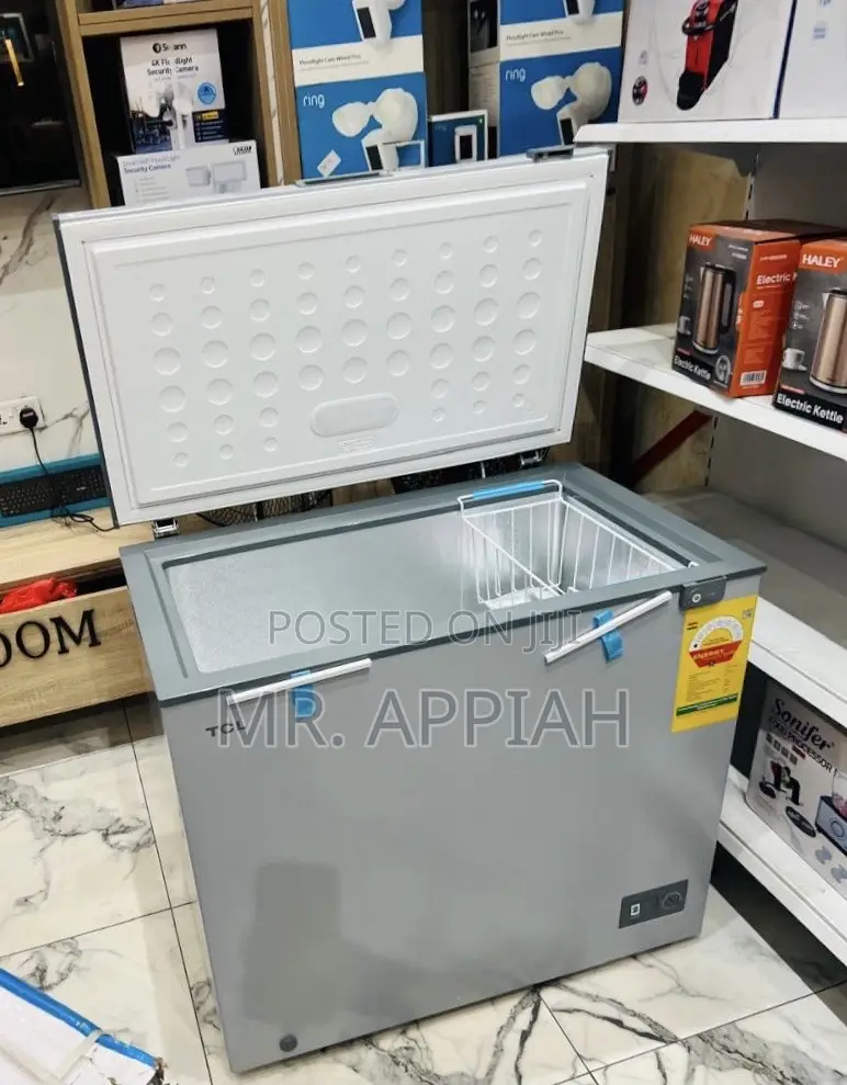 Classic TCL 200Liters Chest Freezer(Gray) 
