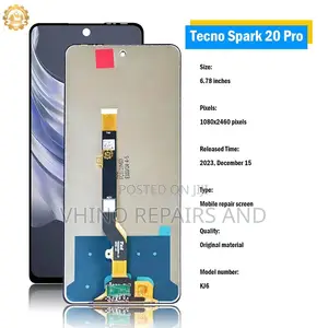 Original Techno Spark 20 Pro Screen